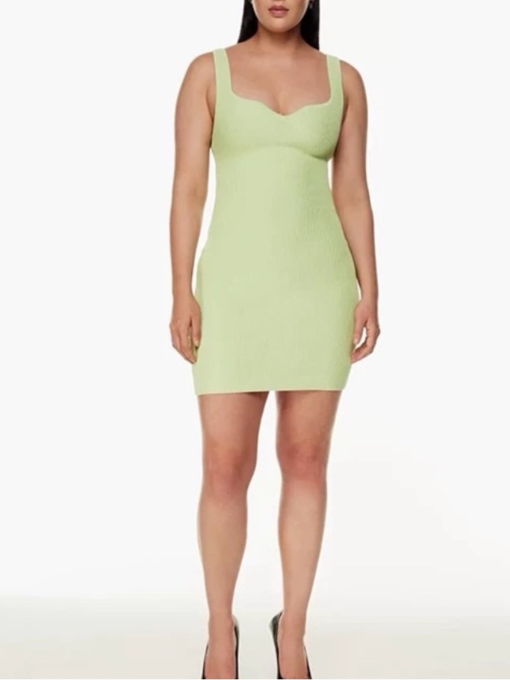 Babaton Sculpt Knit Notch Dress